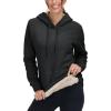 imageMAGCOMSEN Womens Hoodies Thick Fleece Lined Hooded Sweatshirt Warm Sherpa Lined Heavyweight Pullover with PocketBlack