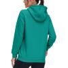 imageMAGCOMSEN Womens Hoodies Thick Fleece Lined Hooded Sweatshirt Warm Sherpa Lined Heavyweight Pullover with PocketEmerald Green