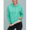 imageMAGCOMSEN Womens Hoodies Thick Fleece Lined Hooded Sweatshirt Warm Sherpa Lined Heavyweight Pullover with PocketMint Green