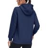 imageMAGCOMSEN Womens Hoodies Thick Fleece Lined Hooded Sweatshirt Warm Sherpa Lined Heavyweight Pullover with PocketNavy