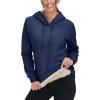 imageMAGCOMSEN Womens Hoodies Thick Fleece Lined Hooded Sweatshirt Warm Sherpa Lined Heavyweight Pullover with PocketNavy