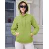 imageMAGCOMSEN Womens Hoodies Thick Fleece Lined Hooded Sweatshirt Warm Sherpa Lined Heavyweight Pullover with PocketOlive Green