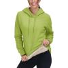 imageMAGCOMSEN Womens Hoodies Thick Fleece Lined Hooded Sweatshirt Warm Sherpa Lined Heavyweight Pullover with PocketOlive Green