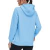 imageMAGCOMSEN Womens Hoodies Thick Fleece Lined Hooded Sweatshirt Warm Sherpa Lined Heavyweight Pullover with PocketSky Blue