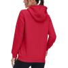 imageMAGCOMSEN Womens Hoodies Thick Fleece Lined Hooded Sweatshirt Warm Sherpa Lined Heavyweight Pullover with PocketTomato Red