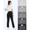 imageMAGCOMSEN Womens Sherpa Lined Sweatpants with Pockets Warm Thick Fleece Winter Casual Lounge PantsBlack