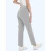 imageMAGCOMSEN Womens Sherpa Lined Sweatpants with Pockets Warm Thick Fleece Winter Casual Lounge PantsLight Grey
