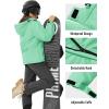 imageMAGCOMSEN Womens Ski Jacket Waterproof Insulated Snow Jacket Warm Windproof Winter Coats with Hood Fleece Lined JacketMint Green