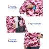 imageMAGCOMSEN Womens Ski Jacket Waterproof Insulated Snow Jacket Warm Windproof Winter Coats with Hood Fleece Lined JacketPink Camo