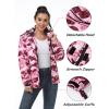 imageMAGCOMSEN Womens Ski Jacket Waterproof Insulated Snow Jacket Warm Windproof Winter Coats with Hood Fleece Lined JacketPink Camo