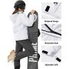 imageMAGCOMSEN Womens Ski Jacket Waterproof Insulated Snow Jacket Warm Windproof Winter Coats with Hood Fleece Lined JacketWhite