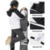 imageMAGCOMSEN Womens Ski Jacket Waterproof Insulated Snow Jacket Warm Windproof Winter Coats with Hood Fleece Lined JacketWhite Black