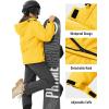 imageMAGCOMSEN Womens Ski Jacket Waterproof Insulated Snow Jacket Warm Windproof Winter Coats with Hood Fleece Lined JacketYellow
