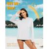 imageMAGCOMSEN Womens Sun Hoodie UPF 50 Long Sleeve Shirts for Hiking Fishing Athletic Lightweight UV HoodieWhite