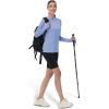 imageMAGCOMSEN Womens Sun Protection Hoodie Shirts UPF 50 Long Sleeve Top Quick Dry Lightweight for Hiking AthleticLight Blue