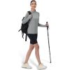 imageMAGCOMSEN Womens Sun Protection Hoodie Shirts UPF 50 Long Sleeve Top Quick Dry Lightweight for Hiking AthleticLight Grey