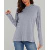 imageMAGCOMSEN Womens Sun Protection Hoodie Shirts UPF 50 Long Sleeve Top Quick Dry Lightweight for Hiking AthleticLight Grey