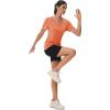 imageMAGCOMSEN Workout Tops for Women UPF 50 Quick Dry Short Sleeve Sun Protection VNeck Shirts Lightweight Hiking T ShirtsOrange