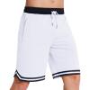 imageMAGCOMSEN Mens Athletic 10 Shorts Quick Dry Basketball Shorts Workout Gym Running Tennis Shorts Lightweight ShortsWhiteBlack