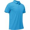 imageMAGCOMSEN Mens Polo Shirt Quick Dry Performance Short Sleeve Tactical Shirts Pique Jersey Golf ShirtAzure