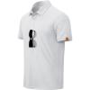 imageMAGCOMSEN Mens Polo Shirts Short Sleeve Athletic Tactical Casual Golf Shirts Dry Fit Moisture Wicking Collared ShirtWhite