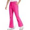 imageMAGCOMSEN Womens Fleece Lined Flare Pants Waterproof Insulated Snow Ski Pants Warm Outdoor Winter Hiking SoftshellRosered