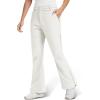 imageMAGCOMSEN Womens Fleece Lined Flare Pants Waterproof Insulated Snow Ski Pants Warm Outdoor Winter Hiking SoftshellWhite