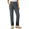 imageMAGCOMSEN Womens Fleece Lined Winter Hiking Pants Waterproof Insulated Ski Snow Pants Outdoor Hunting Softshell PantsDark Grey