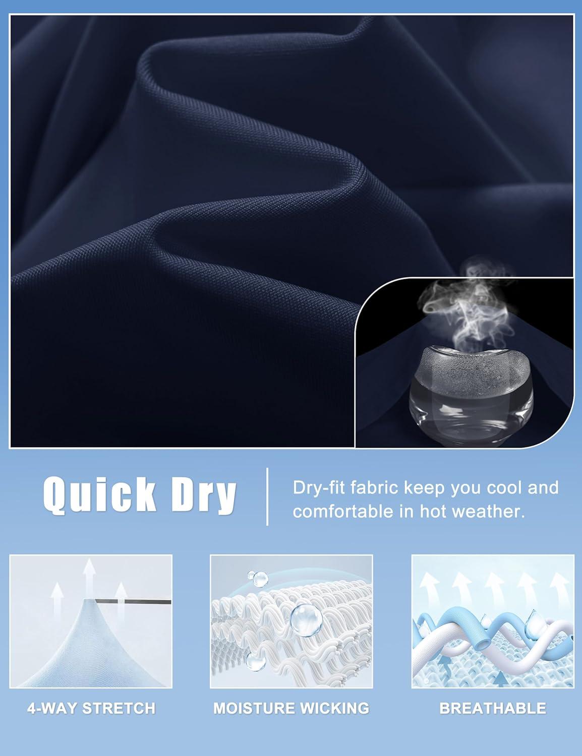 imageMAGCOMSEN Womens Golf Shirt Sleeveless Racerback Polo Shirts Zip Up UPF 50 Quick Dry Tennis Workout Athletic Tank TopsAnavy