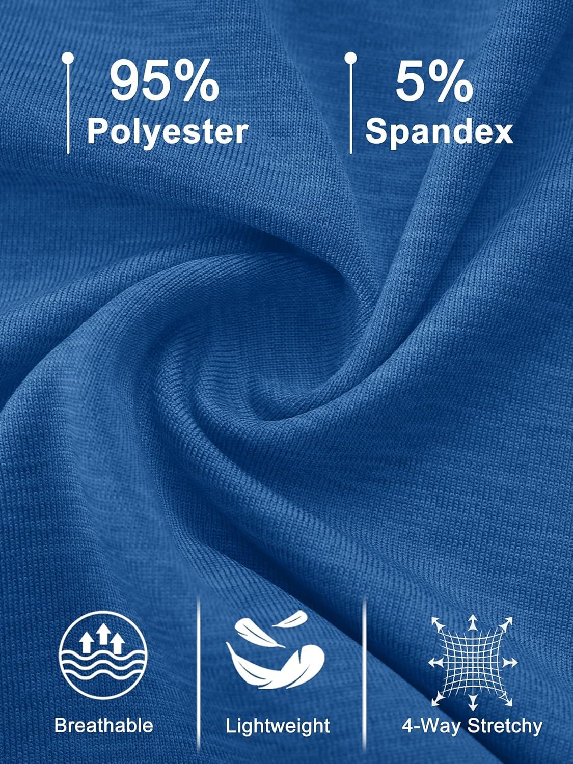 imageMAGCOMSEN Womens Polo Shirts Short Sleeve Quick Dry Golf TShirts Collared Golf Tops for Work Casual 4 ButtonsMedium Blue