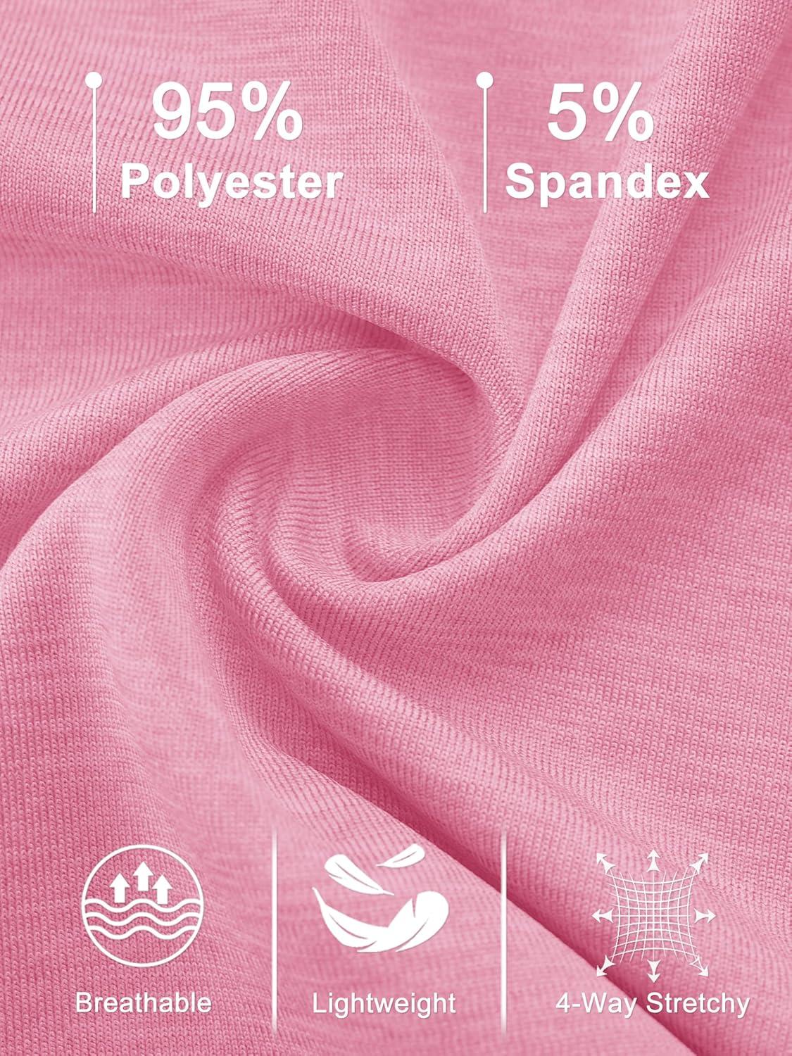 imageMAGCOMSEN Womens Polo Shirts Short Sleeve Quick Dry Golf TShirts Collared Golf Tops for Work Casual 4 ButtonsPink