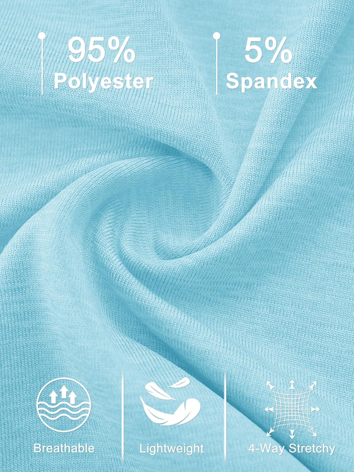 imageMAGCOMSEN Womens Polo Shirts Short Sleeve Quick Dry Golf TShirts Collared Golf Tops for Work Casual 4 ButtonsWater Blue