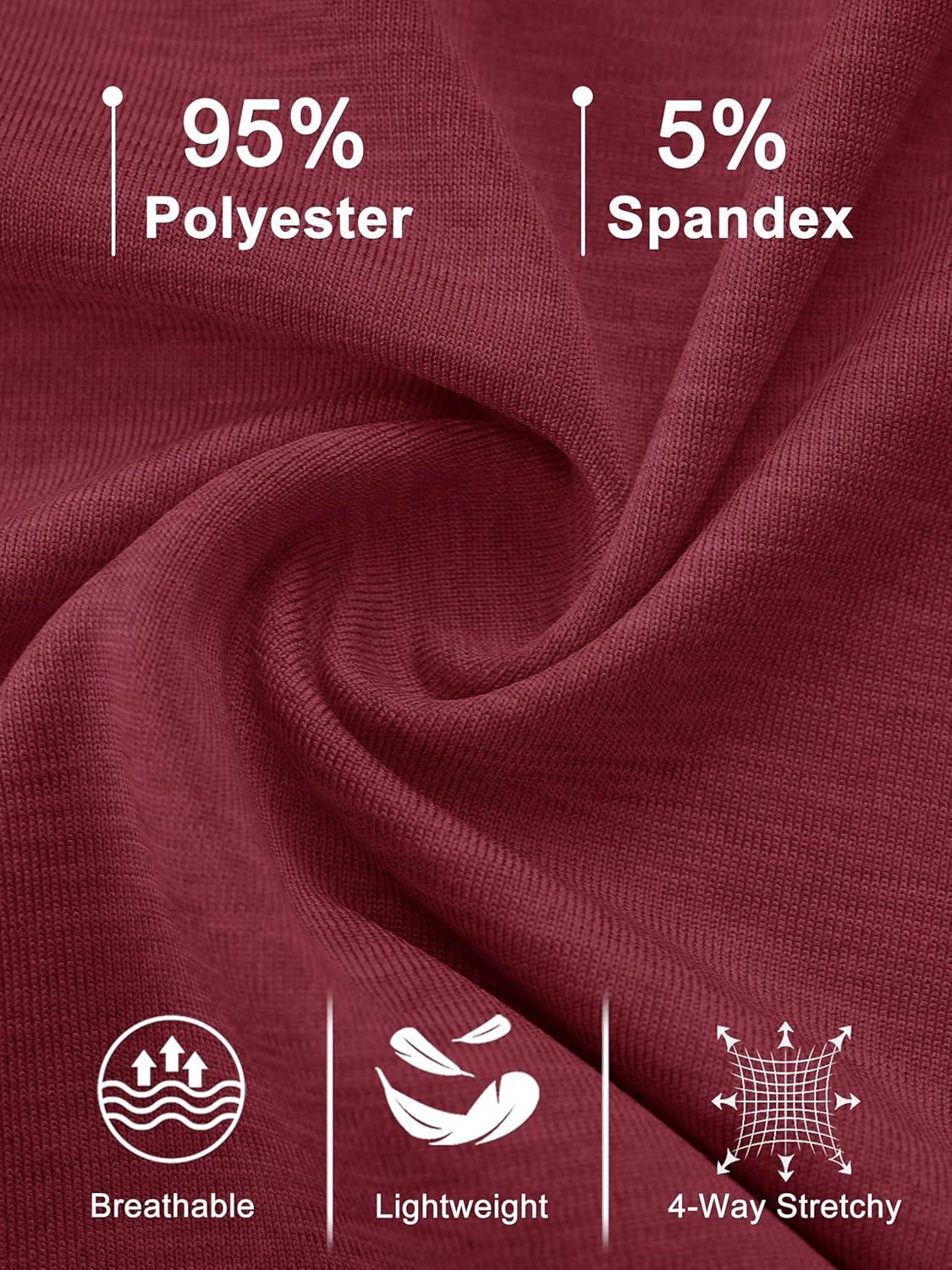 imageMAGCOMSEN Womens Polo Shirts Short Sleeve Quick Dry Golf TShirts Collared Golf Tops for Work Casual 4 ButtonsWine Red