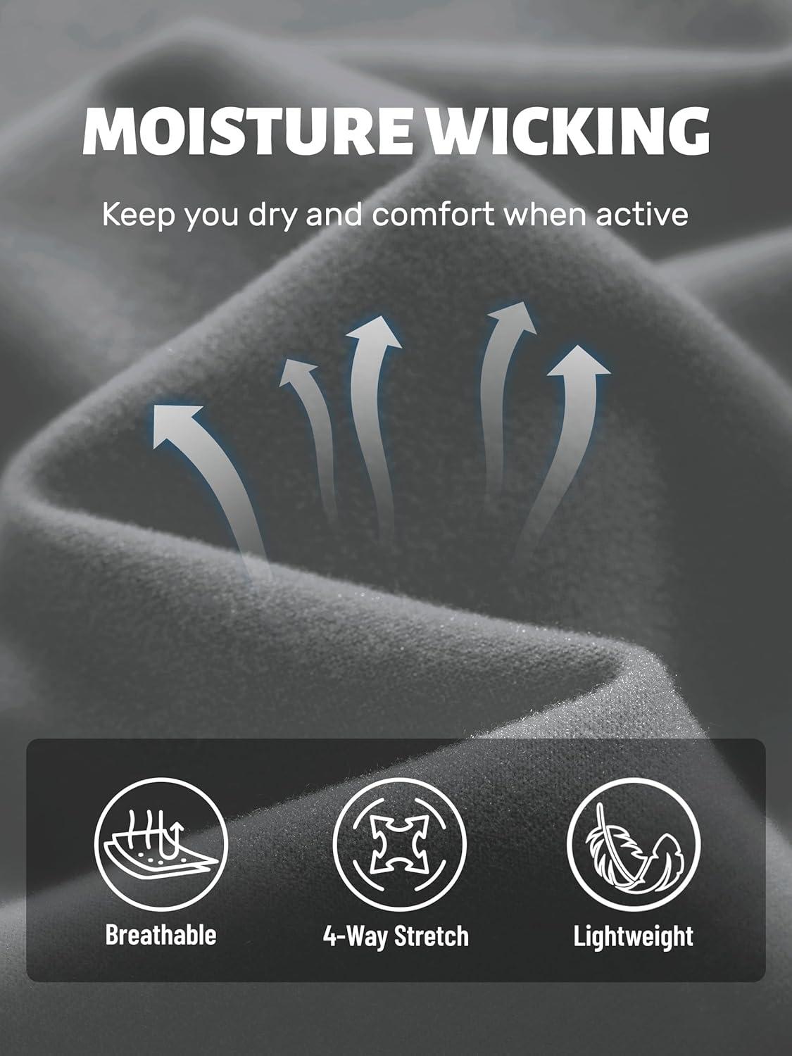 imageTACVASEN Womens Fleece Pullover Quarter Zip Sweatshirt Thermal Shirts Long Sleeve Athletic TopsDark Grey