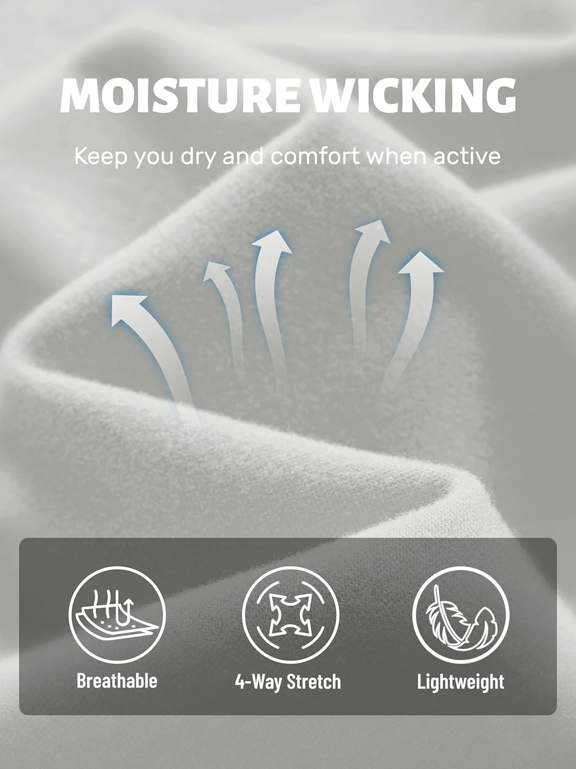 imageTACVASEN Womens Fleece Pullover Quarter Zip Sweatshirt Thermal Shirts Long Sleeve Athletic TopsLight Grey