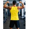 imageMAGCOMSEN Mens Workout Tank Tops Undershirt Cotton Muscle Athletic Sleeveless Shirts for Gym07yellow