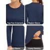 imageMAGCOMSEN Womens 2 Pack Long Sleeve Shirts UPF 50 Sun Protection Quick Dry Swim Shirt for Rash Guard Fishing Workout2 Packblack navy