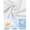 imageMAGCOMSEN Womens 2 Pack Long Sleeve Shirts UPF 50 Sun Protection Quick Dry Swim Shirt for Rash Guard Fishing Workout2 Packwhite white