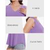 imageMAGCOMSEN Womens Tank Tops Summer Sleeveless V Neck Tops Loose Fit Casual Basic UPF 50 Tee Flowy Trendy TShirtsLtpurple