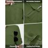 imageMAGCOMSEN Womens UPF 50 Long Sleeve Fishing Shirts UV Sun Protection Quick Dry Button Down Safari Hiking Travel ShirtsArmygreen