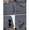 imageMAGCOMSEN Womens UPF 50 Long Sleeve Fishing Shirts UV Sun Protection Quick Dry Button Down Safari Hiking Travel ShirtsDarkgrey