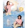 imageMAGCOMSEN Womens UPF 50 Long Sleeve Fishing Shirts UV Sun Protection Quick Dry Button Down Safari Hiking Travel ShirtsLightpink