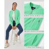 imageMAGCOMSEN Womens Casual Jacket Lightweight Bomber Jackets 5 Pockets Windbreaker Zipup Spring Fall OuterwearMint Green