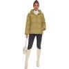 imageMAGCOMSEN Womens Down Puffer Jacket with Hood Lightweight Thermal Quilted Coat with Pockets Zipup Winter Warm JacketKhaki