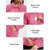 imageMAGCOMSEN Womens Fleece Jackets Fuzzy Button Down Sherpa Jacket Winter Warm Coat Casual Outwear with PocketsRose Red