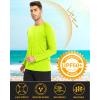 imageMAGCOMSEN 2 Pack Mens Long Sleeve Shirts Sun Protection UPF 50 UV SPF Dry Fit TShirt for Swim Athletic2black
