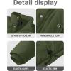 imageMAGCOMSEN Mens Down Jacket Winter Warm Thicken Puffer Coats Water Resistant Windproof Casual Insulated JacketArmy Green