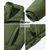 imageMAGCOMSEN Mens Down Jacket Winter Warm Thicken Puffer Coats Water Resistant Windproof Casual Insulated JacketArmy Green