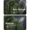 imageMAGCOMSEN Mens Down Jacket Winter Warm Thicken Puffer Coats Water Resistant Windproof Casual Insulated JacketArmy Green