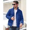 imageMAGCOMSEN Mens Down Jacket Winter Warm Thicken Puffer Coats Water Resistant Windproof Casual Insulated JacketBlue Grey